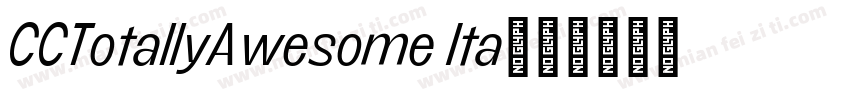CCTotallyAwesome Ita字体转换